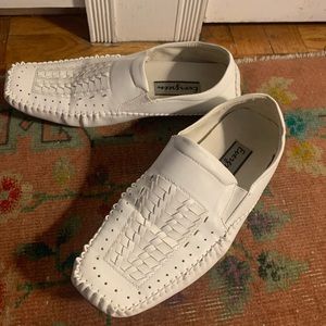 Men's Evergreen Leather Loafer Casual Slip-On Shoe Size 11